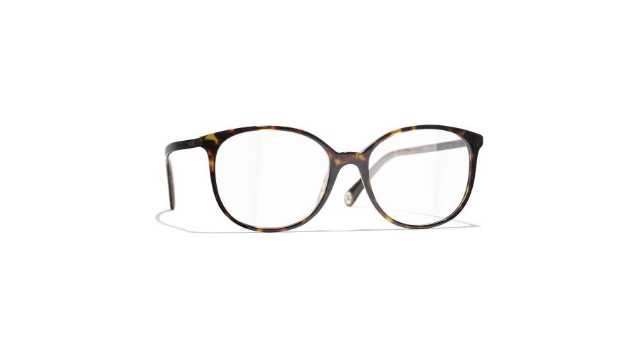 Lunettes de vue Chanel   CH3432 C714 50-17  Écaille Foncé en stock