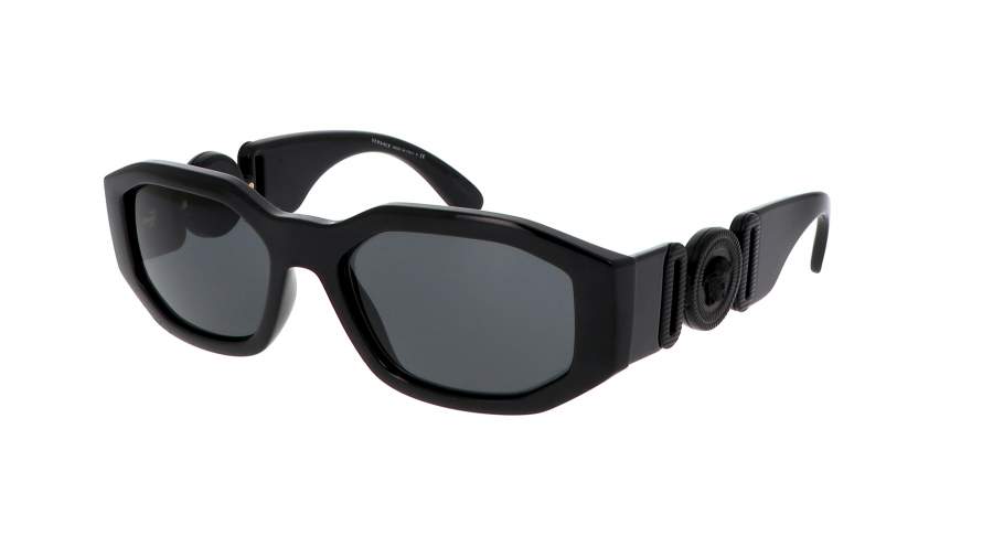 Lunettes de soleil Versace Medusa biggie VE4361 536087 53-18 Noir na zalihi