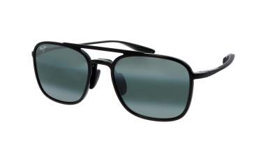 Maui Jim Keokea Schwarz 447-02 55-20 Mittel Polarisierte Gläser Gradient Gläser Verspiegelte Gläser