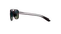 Maui Jim Keokea Noir Hawaii Lava RM447-04T 55-20 Medium Polarisés Dégradés Miroirs
