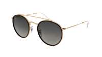 Ray-Ban Round Double bridge RB3647N 9238/71 51-22 Legend Gold