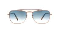 Ray-Ban New caravan RB3636 9202/3F 55-15 Rose Gold