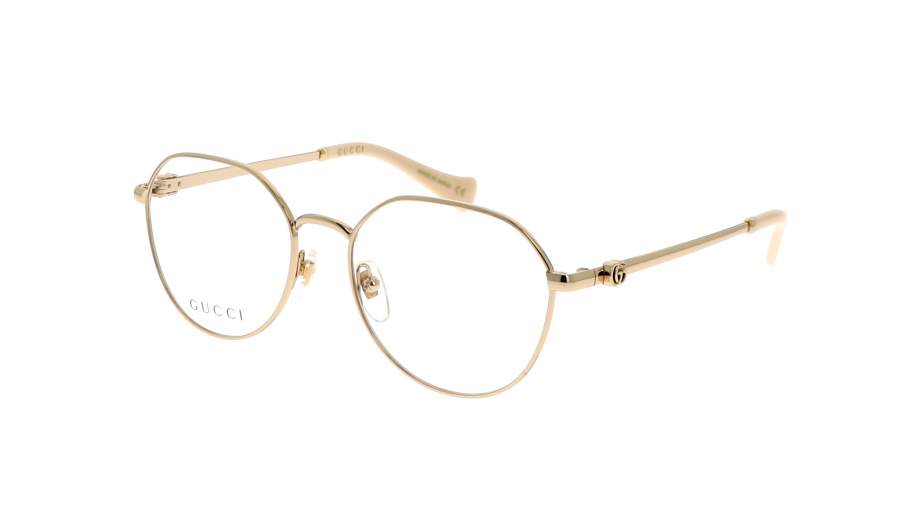Brille Gucci GG1145O 001 50-16 Gold  Schmal auf Lager