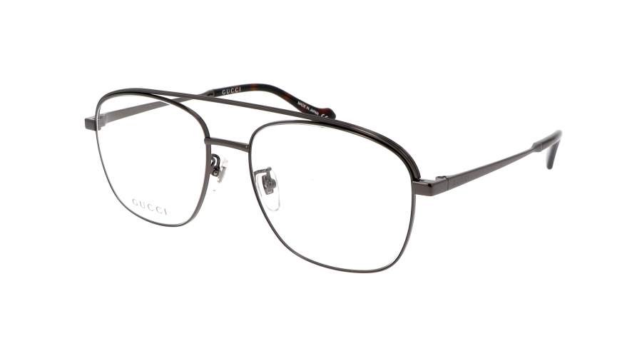 Occhiali da vista Gucci Ruthenium GG1103O 002 57-18 Grigio in stock