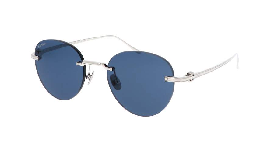 Sonnenbrille Cartier CT0331S 001 51-20 Silber Mittel auf Lager