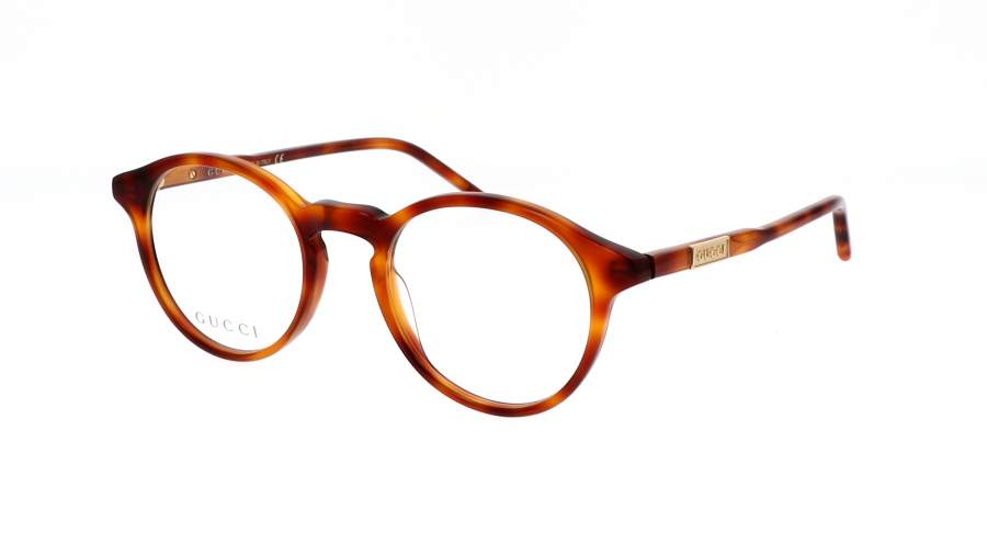 Lunettes de vue Gucci GG1160O 003 48-20 Écaille Small en stock