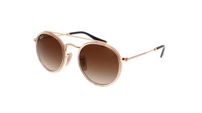 Sunglasses Ray-ban Round Double bridge RJ9647S 288/13 46-21 Gold in stock