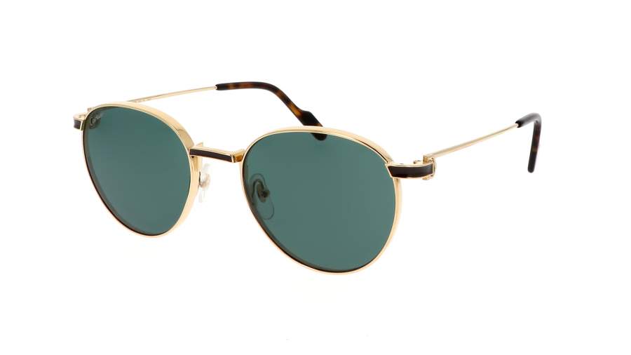 Sunglasses Cartier CT0335S 002 53-20 Gold Large in stock