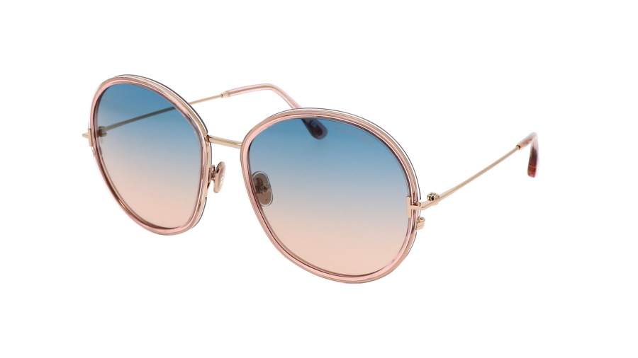 Sonnenbrille Tom Ford Hunter-02 Rosa FT0946/S 72W 58-18 Breit Gradient Gläser auf Lager