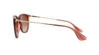 Ray-Ban Erika Transparent light brown Braun RB4171 6590/13 54-18 Mittel Gradient Gläser