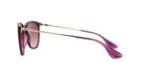 Ray-Ban Erika Transparent Violet RB4171 6591/14 54-18 Medium Dégradés