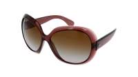 Ray-ban Jackie ohh  RB4098 6593/T5 60-14  Brun Transparent brown 