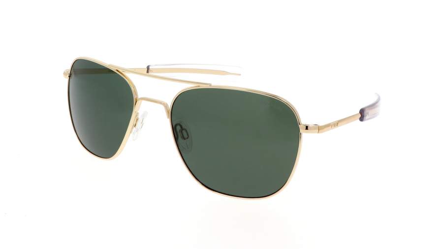 Occhiali da sole Randolph Aviator AF106 58-20 23K Gold in stock