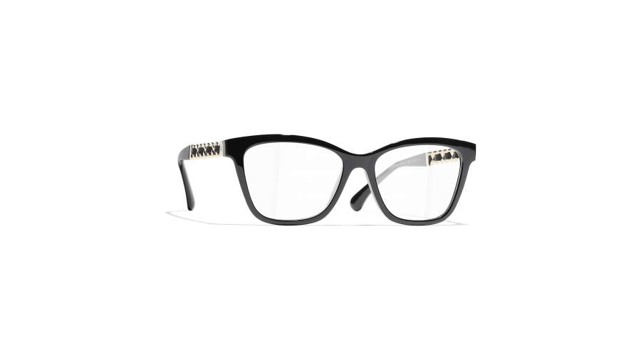 Occhiali da vista CHANEL CH3429Q C622 52-16 Black and Gold in stock