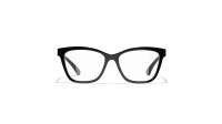 CHANEL CH3429Q C622 52-16 Black and Gold