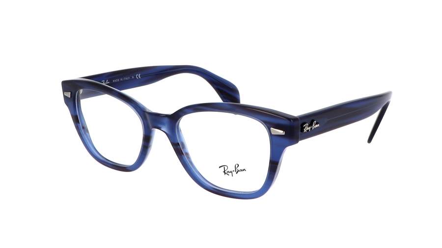 Brille Ray-Ban RX0880 RB0880 8053 49-19 Striped Blue Blau Mittel auf Lager