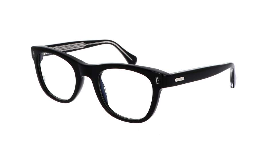 Brille Cartier CT0340O 001 51-22 Schwarz Mittel auf Lager
