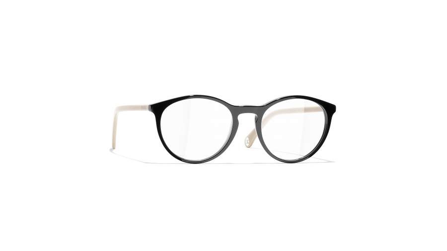 Brille Chanel Signature  CH3413 C942 53-19  Schwarz auf Lager
