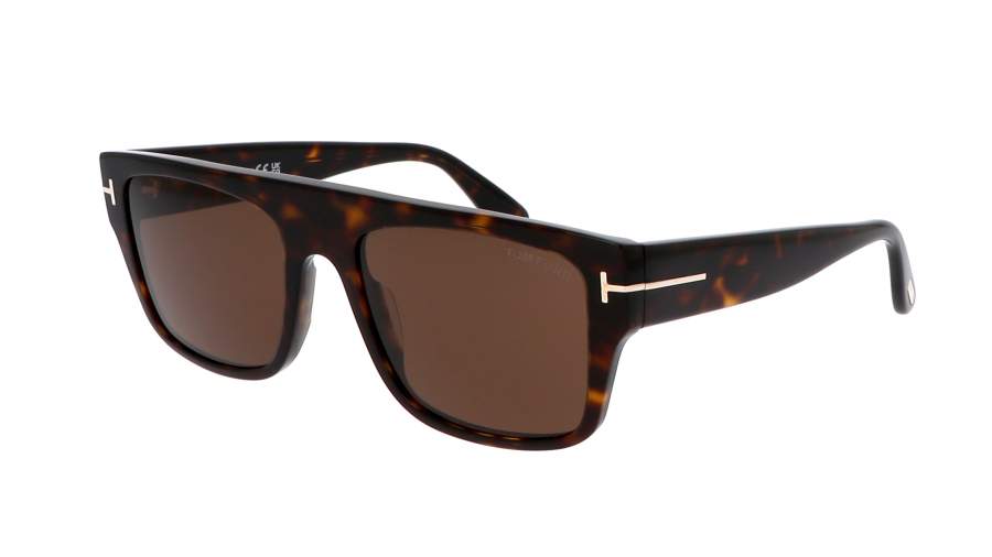 Sonnenbrille Tom Ford FT0907/S 52E 55-19 Tortoise Breit auf Lager