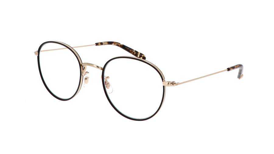 Brille Garrett leight Paloma  3011 MBK-MG-OV 48-23  Schwarz Black and gold auf Lager