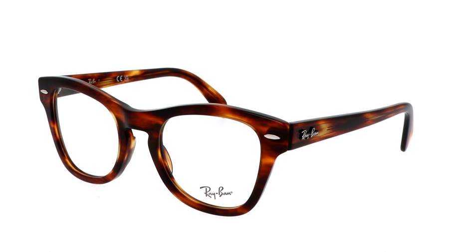 Occhiali da vista Ray-Ban RX0707V RB0707V 2144 50-21 Striped Havana in stock