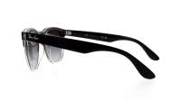 Ray-ban Iris RB4471 6630/8G 54-18 Black on transparent