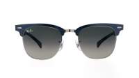 Ray-Ban Clubmaster RB3507 9248/71 51-21 Brushed blue on silver