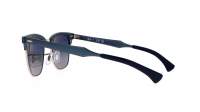Ray-Ban Clubmaster RB3507 9248/71 51-21 Brushed blue on silver
