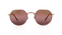 Ray-Ban Jack RB3565 9202/G9 53-20 Rose Gold