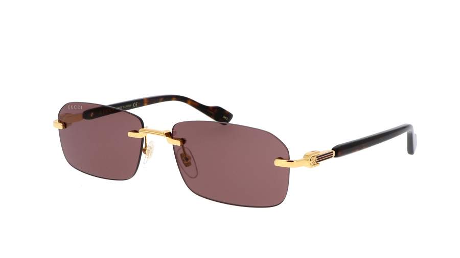 Occhiali da sole Gucci GG1221S 002 56-16 Oro in stock