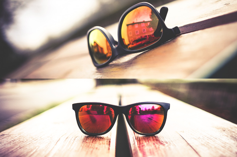 Les lunettes de soleil aux verres miroirs colorés : une tendance définitivement adoptée par les célébrités US