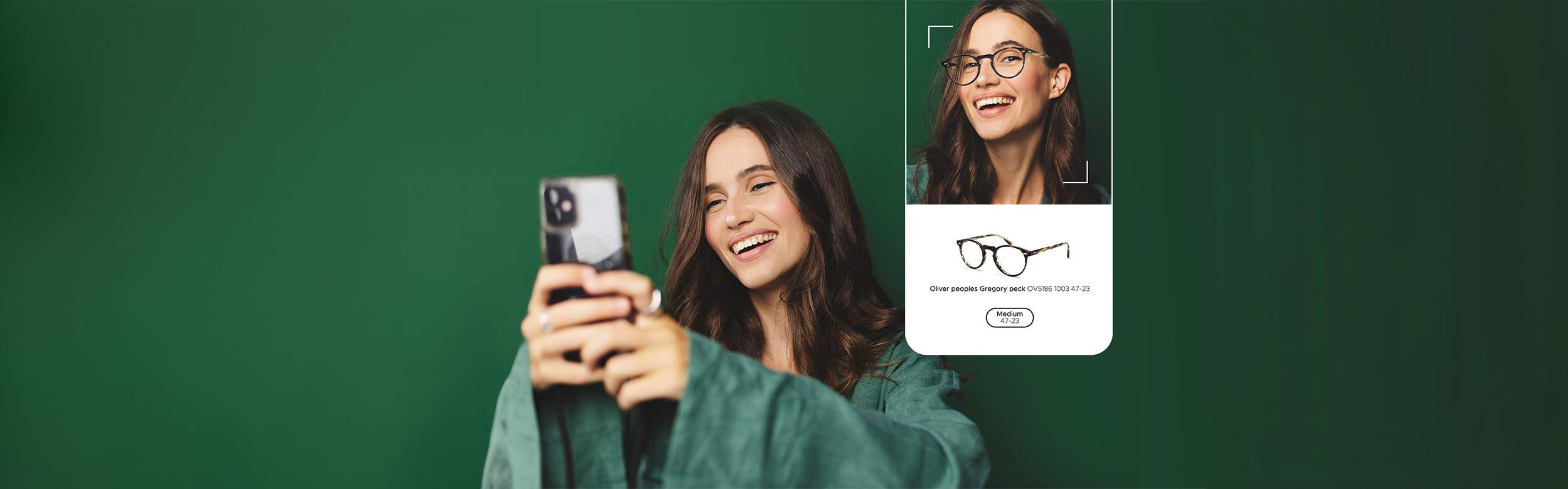 Lunettes de vue en essayage virtuel