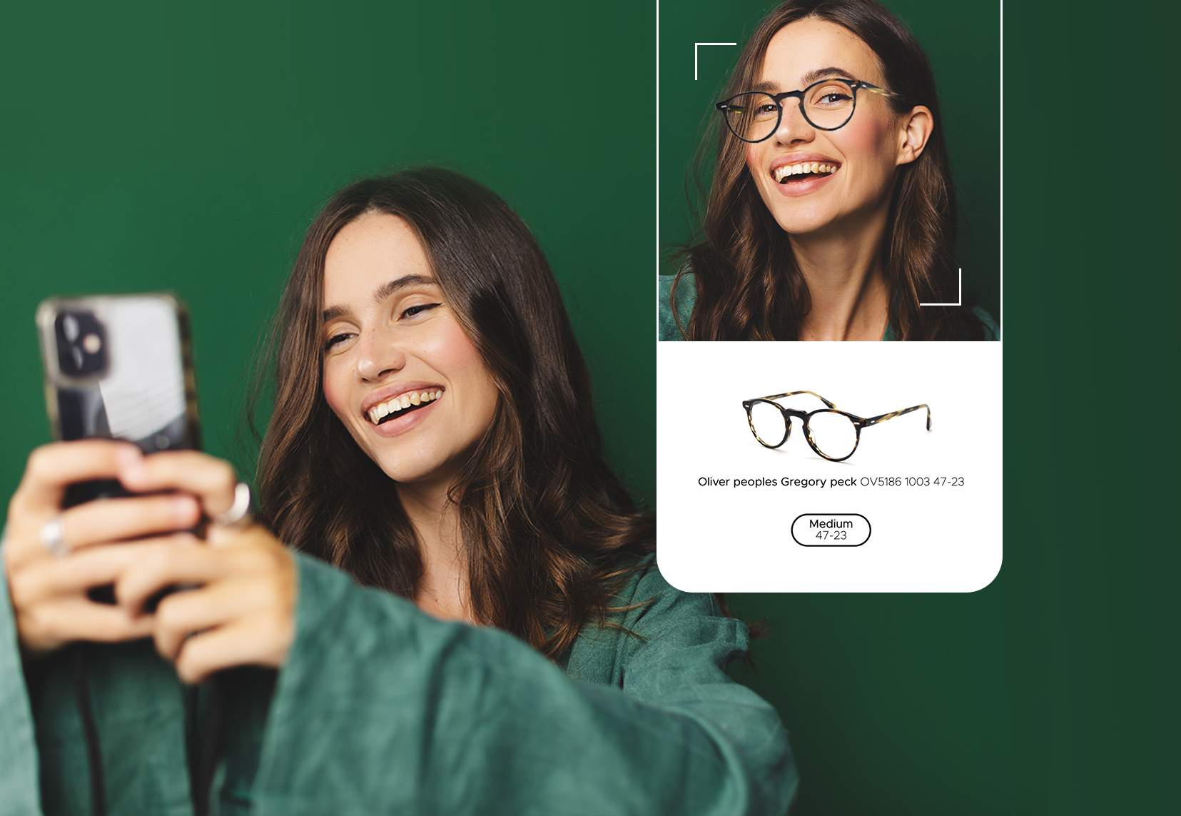 Lunettes de vue en essayage virtuel